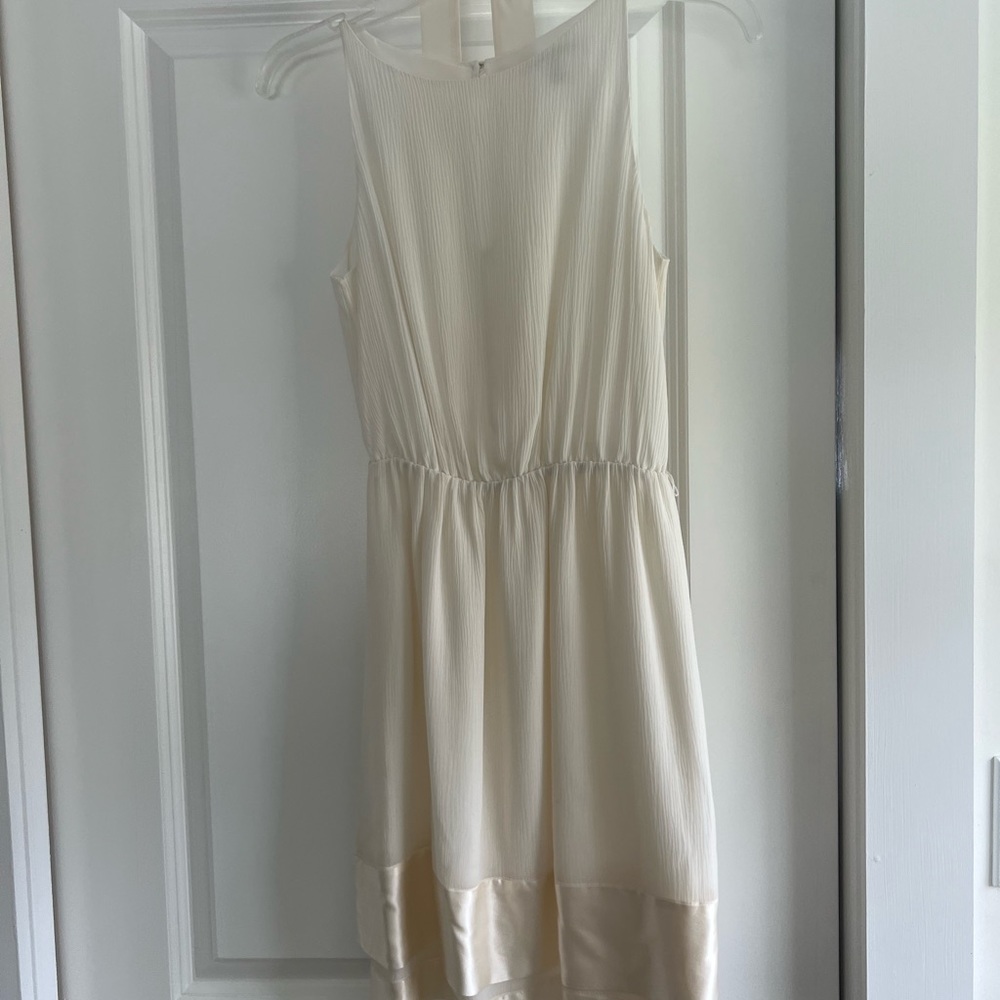 Banana republic white dress size 0